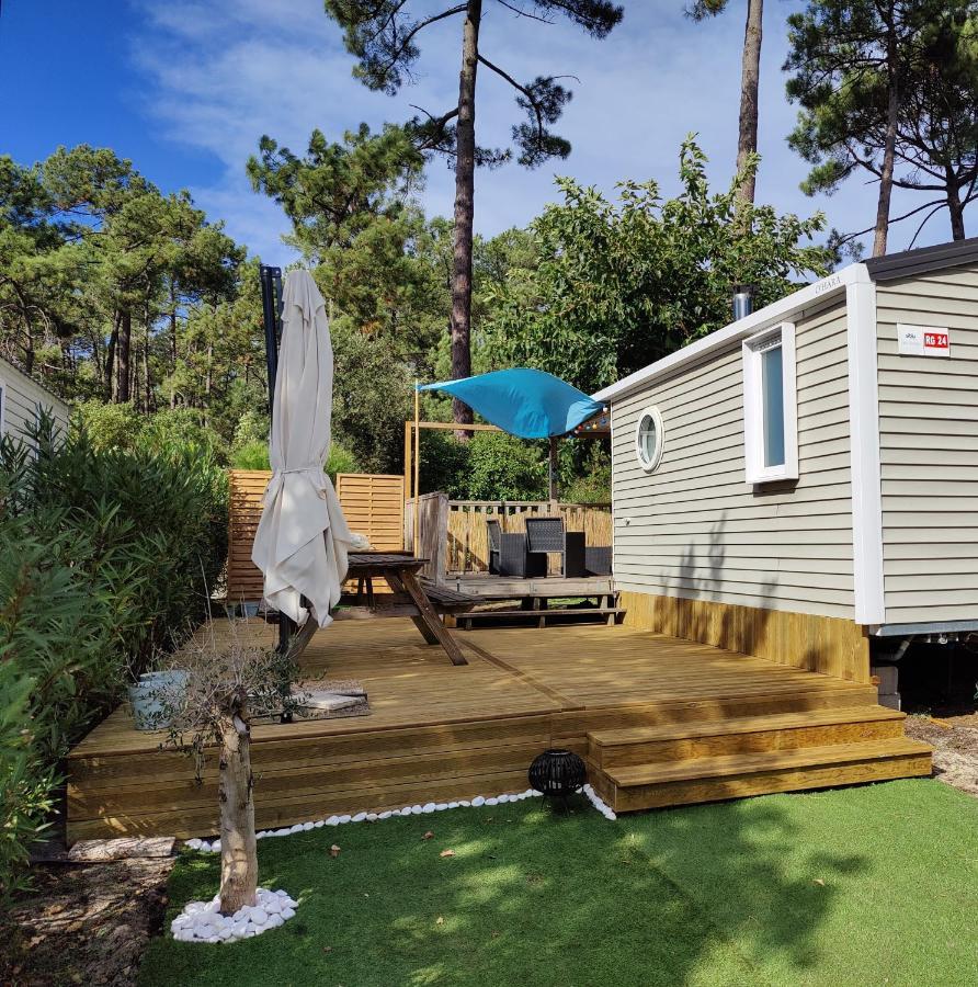 Mobile-Home 6 Personnes Cap Ferret Claouey Exterior foto