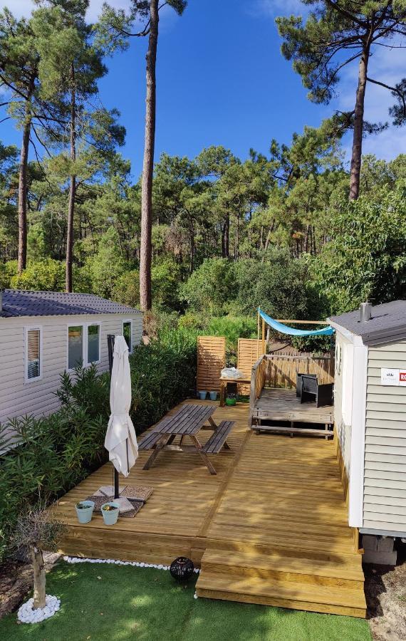 Mobile-Home 6 Personnes Cap Ferret Claouey Exterior foto
