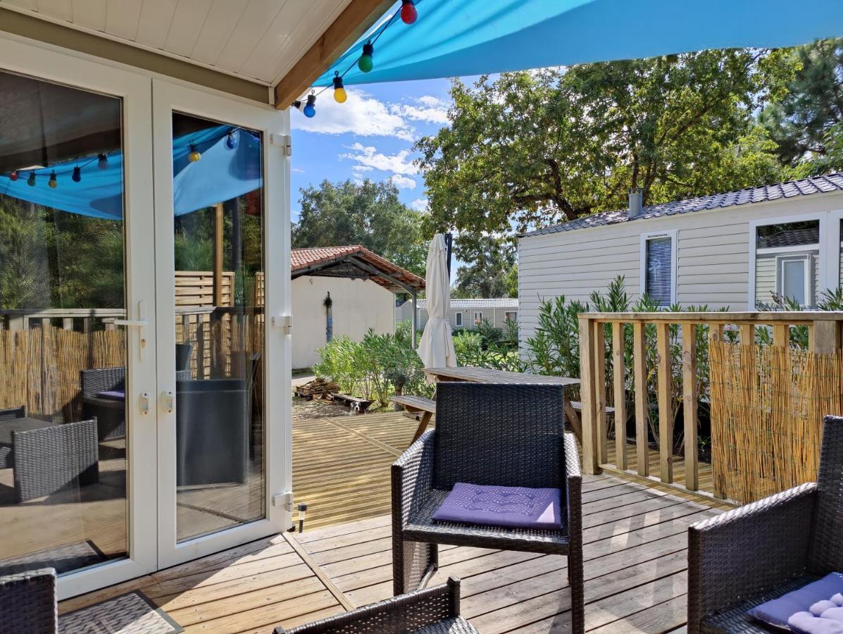 Mobile-Home 6 Personnes Cap Ferret Claouey Exterior foto